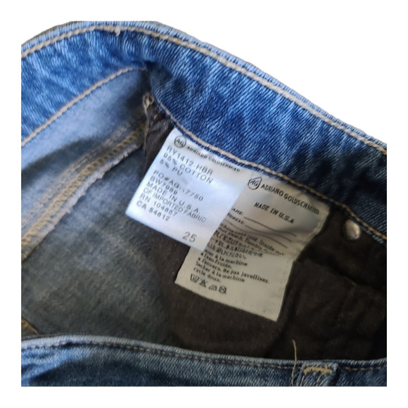Adriano Goldschmied JEANS Premiere Cuff Crop Jean size 25 - Picture 5 of 6